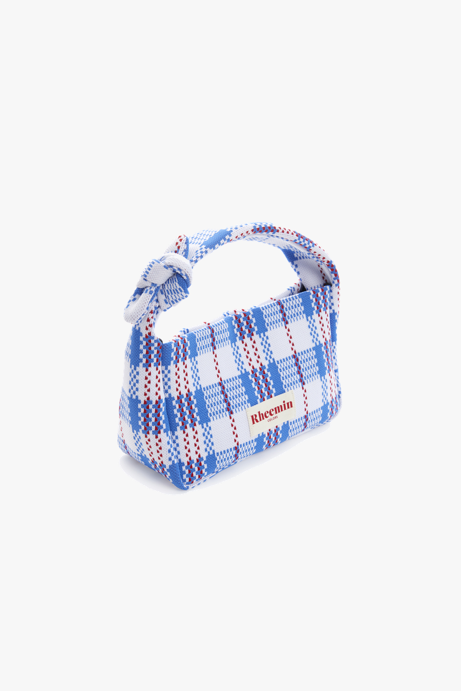 [Seasonal] Ribbon Check Nugget - Blue+Red+White